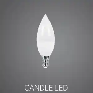 لامپ LED شمعی 6 وات مات با سرپیچ E14 - پارس شعاع توس